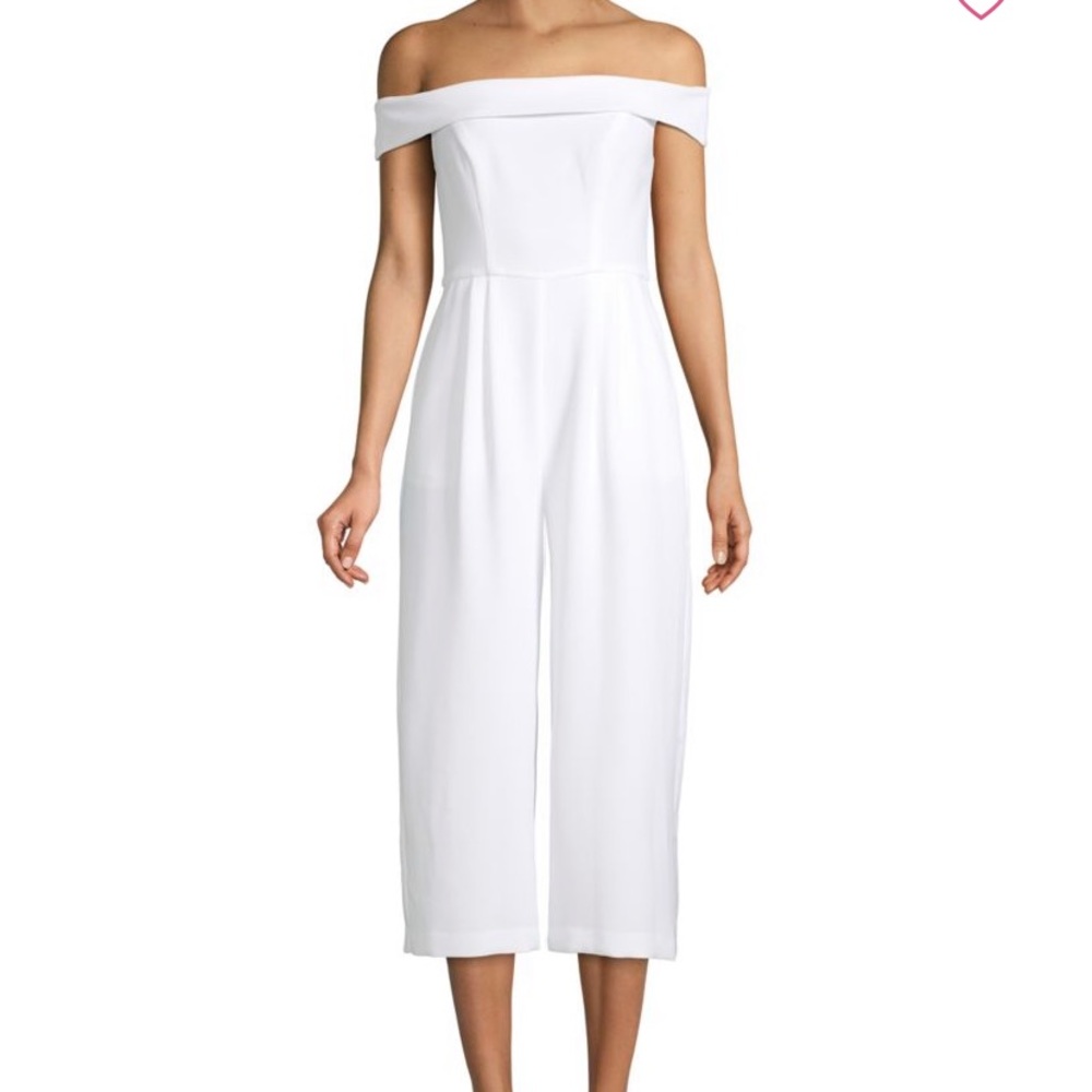 White BCBG jumpsuit